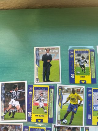 Lote cromos fútbol 2005 ROOKIE y base
