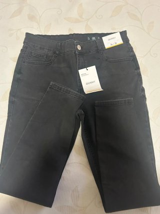 Pantalones vaqueros skinny Lefties negros talla 42