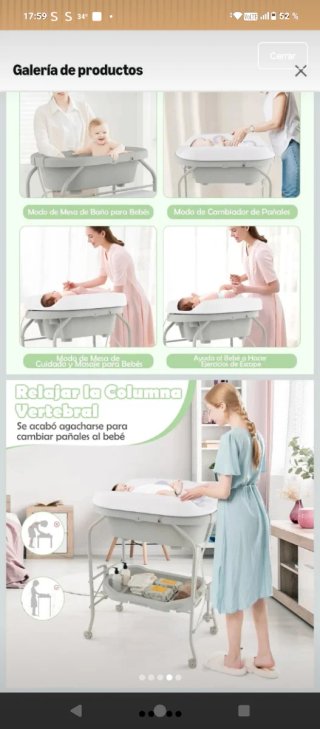 Bañera cambiador Chicco