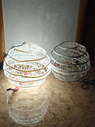 2 Bolas de Navidad LED Gigantes