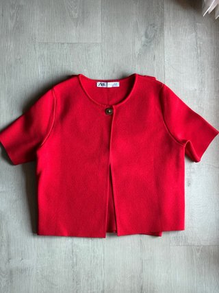 Chaqueta Roja Zara Talla S