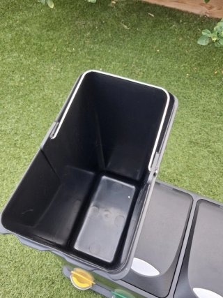 Cubo de Basura Triple para Reciclaje