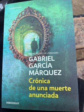 Libro “Cronica de una muerte anunciada”-Gabriel-