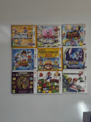 Lote di 9 Giochi Nintendo 3DS