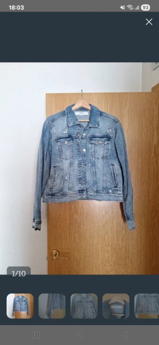 Chaqueta vaquera Zara mujer