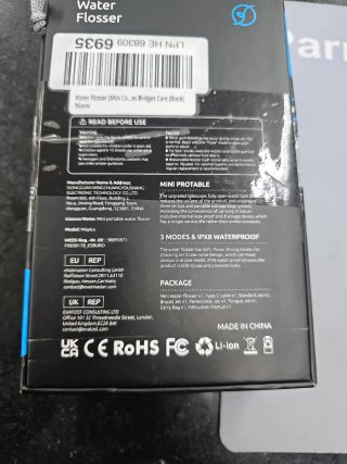 Irrigador Oral Portátil Inalámbrico