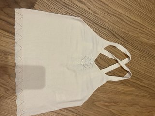 Top Scalpers blanco cruzado nuevo