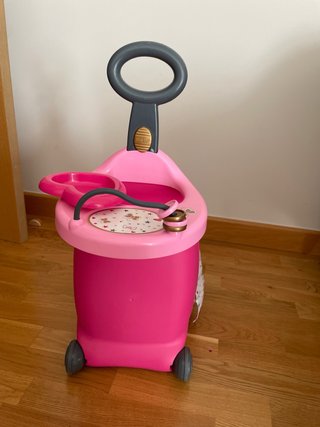 SMOBY Trolley Baby Nurse 3 en 1 Maleta+Trona+Cuna
