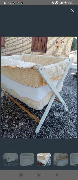 Ropa de cuna tijeras