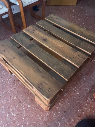 Mesa de Palets Rústica Madera