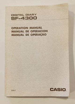Agenda Digital Casio SF-4300BK
