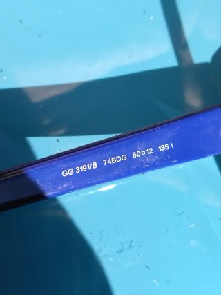 Occhiali da sole Gucci blu