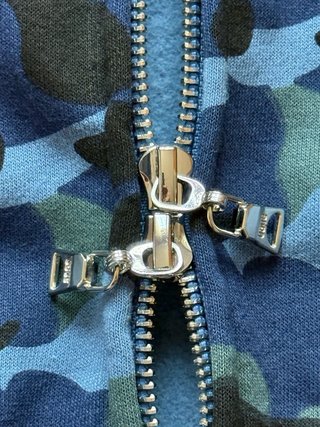 Sharkhoodie Blue Camo Streetwear Y2K Vibes