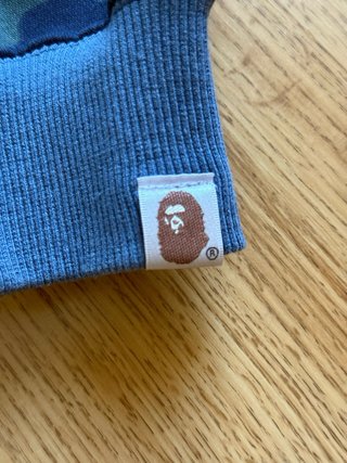 Sharkhoodie Blue Camo Streetwear Y2K Vibes