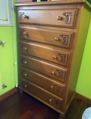 Dormitorio completo pino oregon
