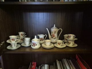 Juego de Café Antiguo de Porcelana