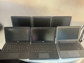 Lote de 6 Portátiles Dell y Acer