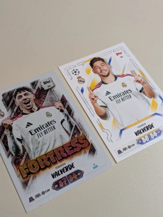 2 Cromos Topps Match Attax Federico Valverde