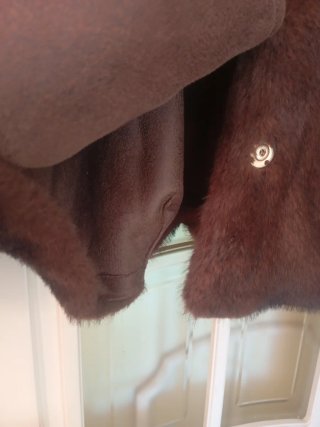 OcasionChaquetón de pelo suave  marrón