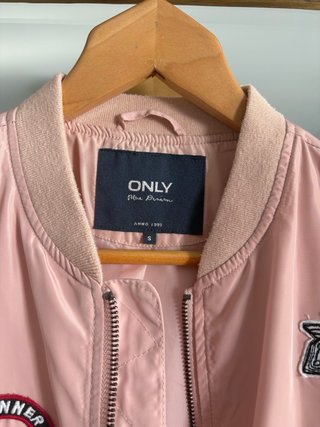 Chaqueta Bomber Rosa Only