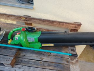 FLORABEST Soplador y cortasetos eléctrico verde