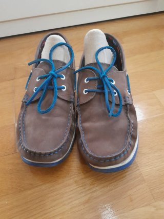 Zapatos Náuticos Hombre Marrones y Azules
