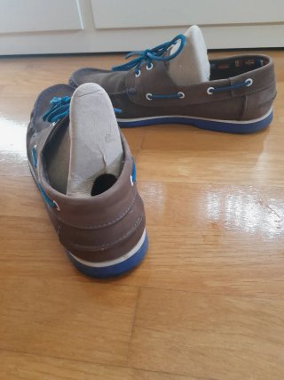 Zapatos Náuticos Hombre Marrones y Azules