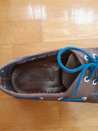 Zapatos Náuticos Hombre Marrones y Azules