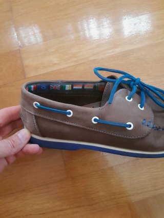 Zapatos Náuticos Hombre Marrones y Azules