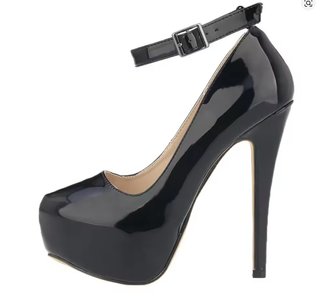 Zapatos tacón 14cm mujer con hebilla