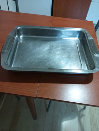 Teglia acciaio inox per forno