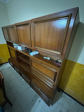 Mueble de salón modular madera