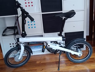 Bicicleta Eléctrica Plegable Xiaomi Qicycle Blanca