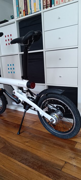 Bicicleta Eléctrica Plegable Xiaomi Qicycle Blanca