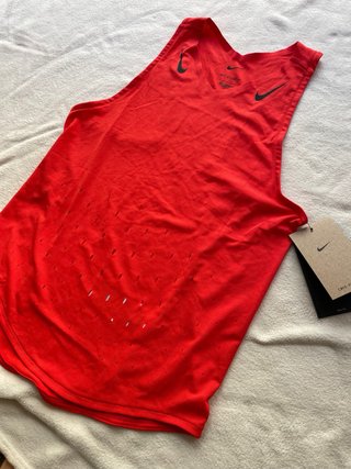 Camiseta Running Nike AeroSwift Roja Talla S