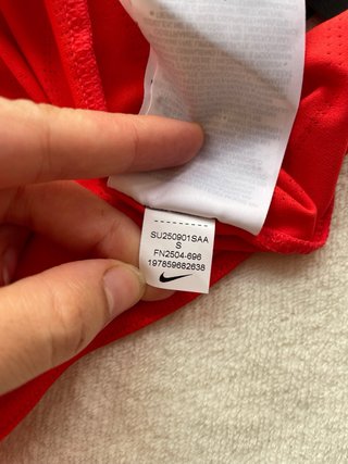 Camiseta Running Nike AeroSwift Roja Talla S