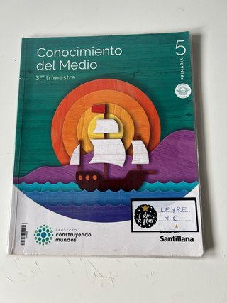 Libro Conocimiento del medio quinto de primaria