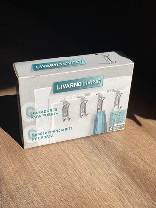 LIVARNO LIVING Colgadores de Puerta (4 uds)