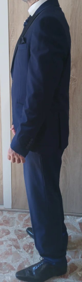 Traje Roberto Vicentti 4 Piezas Azul Talla EUR 50