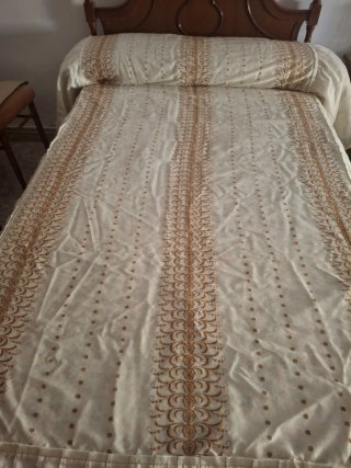 Colcha Cama 1.05 Beige/Marrón
