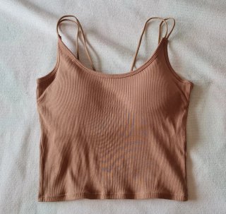 Top deportivo/casual marrón Talla S