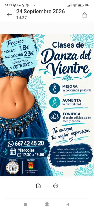 Clases de danza del vientre