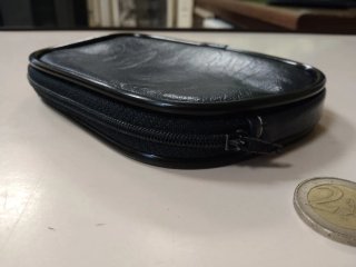 Cartera de piel 14x9 cm