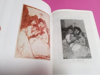 Libro de Goya, los caprichos dibujos y aguafuertes