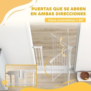 PawHut Barrera de Seguridad para Niños y Perros An