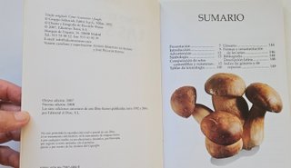 El libro de CÓMO RECONOCER LAS SETAS