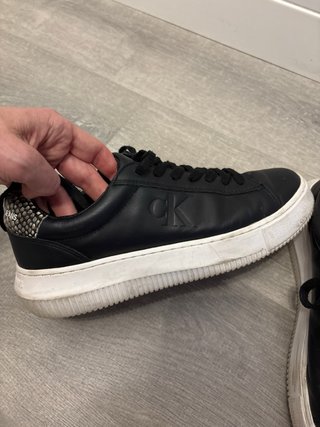 Zapatillas Calvin Klein Piel Negras Talla 38