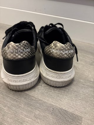 Zapatillas Calvin Klein Piel Negras Talla 38