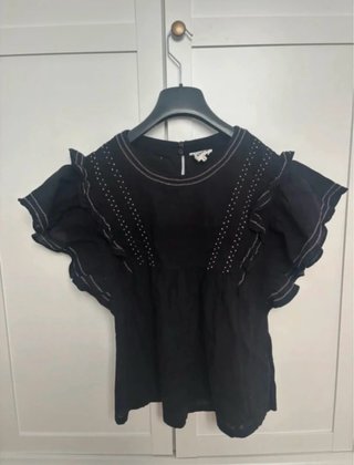 Camiseta Bimba y Lola Talla S Negra