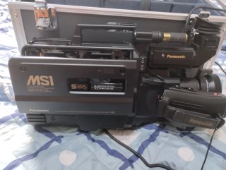 Cámara Panasonic VHS Maletín